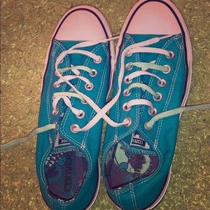 Turquoise Converse Sneakers
